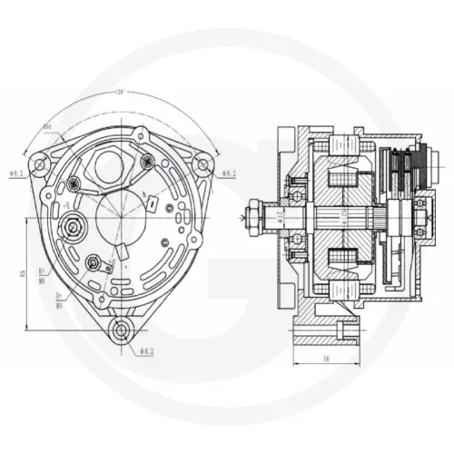 HELLA Generator 14 V / 210 A