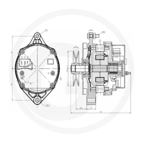 Generator 14 V / 65 A