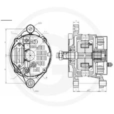 HELLA 12124661 — Generator 14V 70A
