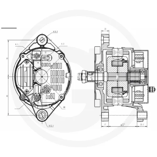 Generator 14V 70A