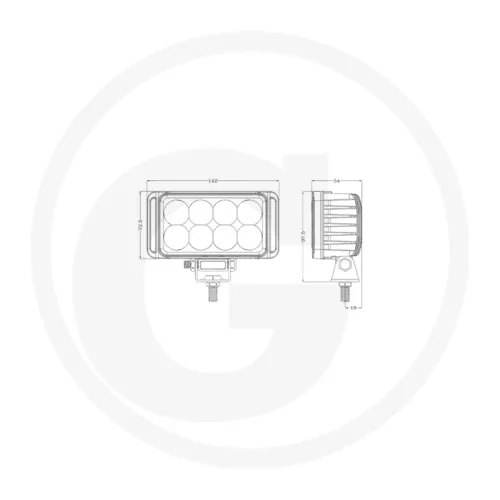 Reflektor roboczy LED Reflektory robocze