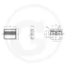 Lampa tylna LED kwadratowy Lampy tylne