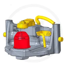Sauermann 12329522 — Zaczep automatyczny Sauermann Zaczepy HS 7569-330-K System 80