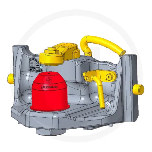 Zaczep automatyczny Sauermann Zaczepy HS 7569-330-K System 80