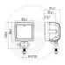 Reflektor roboczy LED Reflektory robocze