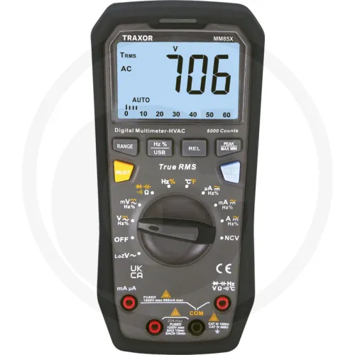 Multimetr „MM85X” CAT III 1000V, CAT IV 600V, automatyczny wybór zakresu Mierniki wielofunkcyjne