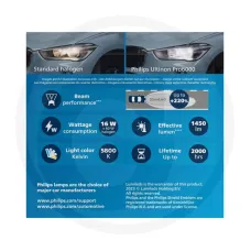 PHILIPS 12404805 — Ultinon Pro6000 H7 LED Standard „nur für ausgewählte Fahrzeugmodelle zugelassen“...