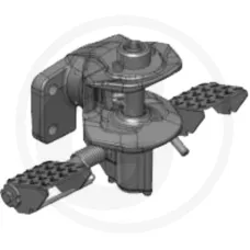 Scharmüller 12409804 — Automatyczny podnośnik widłowy 180° obsł Zaczepy automatyczne z kołnierzem  Złąc...