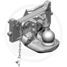 Scharmüller 12534904 — Kugeleinsatz Zaczepy z automatyczną regulacją wysokości  System 80