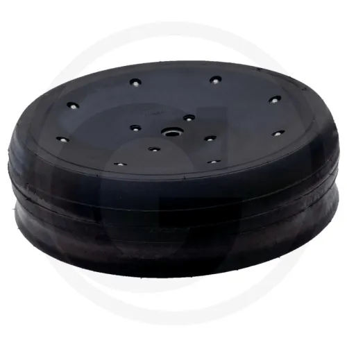 Koło Gaspardo Siew tradycyjny Ø = 400 mm  szerokość robocza = 115 mm  szerokość piasty = 48 mm  Ø otworu = 16 mm