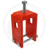 Uchwyt Brona sprężynowa GE 501/601 nowa wersja  do zębów 25 x 25  do ramy 80 x 80 kpl. ze śrubami i nakrętkami samokontrującymi materiał ramy 80 x 80