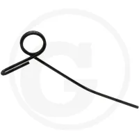 Palec zagarniający Nodet tylni  długość = 285 mm  szerokość = 85 mm  średnica drutu = 8,5 mm  średnica wewnętrzna szpuli = 59 mm