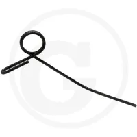 Palec zagarniający Nodet tylni  długość = 285 mm  szerokość = 85 mm  średnica drutu = 8,5 mm  średnica wewnętrzna szpuli = 59 mm