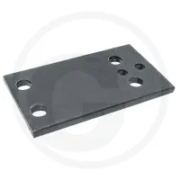 Płytka Śruby i płytki do skręconych słupic kultywatora Płyty 170 x 10 x 100 mm Kultywator podorywkowy