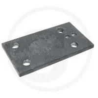 Płytka Śruby i płytki do skręconych słupic kultywatora Płyty 185 x 12 x 100 mm 185x12x100 Kultywator podorywkowy
