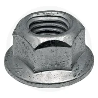 Nakrętka sześciokątna Brona sprężynowa GE 501/601 z kołnierzem, zaciskowa, w całości z metalu
