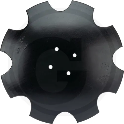 Talerz Köckerling Ultima ząbkowany, do znacznika śladów Ø 406 x 4 mm
