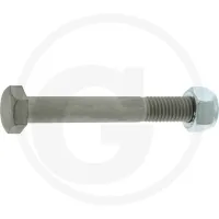 Śruba z nakrętką zabezpieczającą Agromec M12 x 1,75 x 90 mm 12.9  długość gwintu = 32 mm  SW = 19 mm