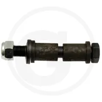 Komplet śrub Rousseau M16 x 1,5 x 115 mm, razem śrubą z nakrętką mocującą, 2x tulejka wewnętrzna, 1x elast. płytka dystansowa