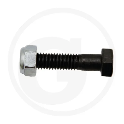 Śruba z nakrętką zabezpieczającą Rousseau M8 x 1,25 x 35 mm 8.8  długość gwintu = 23 mm  SW = 13 mm