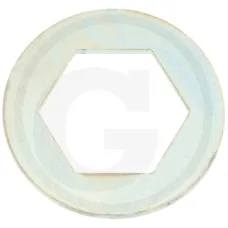  180680332 — Podkładka Monosem różne części zamienne z otworem sześciokątnym, 23 x 41 x 2 mm