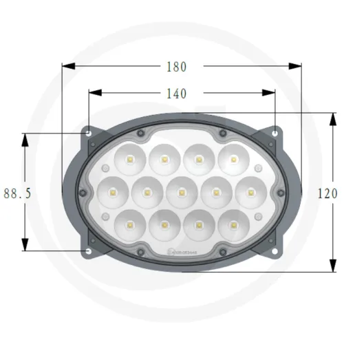 Reflektor roboczy LED Reflektory robocze