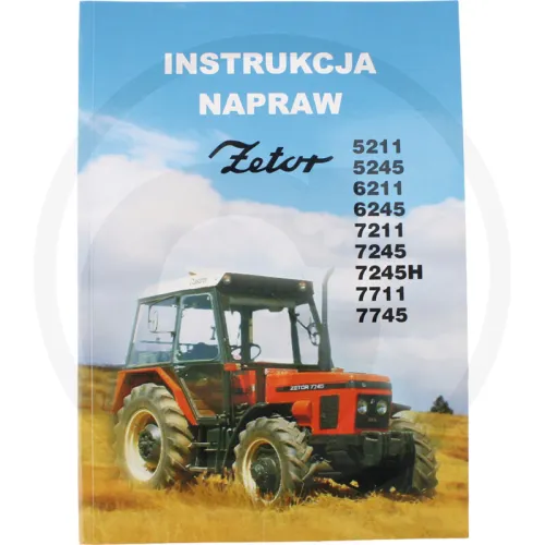 Instrukcja napraw ZETOR 5211-7745 Wyposażenie ciągników Kabina i akcesoria
