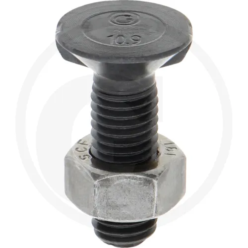 Śruba płużna M12x40 DIN 11014 DIN 11014 - 10,9 M12 z nakrętką