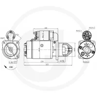 Starter 12 V / 3,1 kW