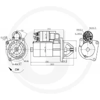 Starter 12 V / 2,6 kW