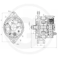Generator 14 V / 65 A