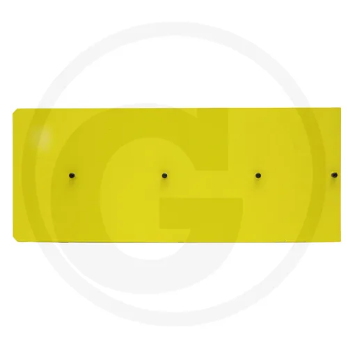Płyta robocza do kolektora wyrzutowego (wieża) John Deere Części robocze kolanka wyrzutu (kolumna) 250 mm środkowa dolna  648 mm dł.