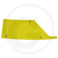 Blaszka robocza John Deere Części robocze kolanka wyrzutu (kolumna) 250 mm dolna lewa/boczna