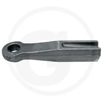 Ucho zaczepu Ucha zaczepu do przyspawania, z tuleją profil H  ucho-Ø 40 mm, wg DIN 74054 Ucha zaczepu i akcesoria