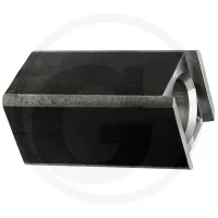 Łożysko ucha zaczepu Ucho zaczepu ze sworzniem, do przyśrubowania do dyszla do ucha zaczepu dla trzpienia Ø 60 mm  kwadrat zew. 90 x 90 mm Ucha zaczep