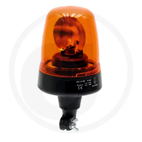 Lampa ostrzegawcza H1 12V | rurka nasadzana Lampy obrotowe / błyskowe