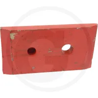 Piętka płozy Kverneland 80 x 12 x 145 mm
