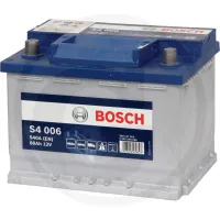 Akumulator S4 006 12 V / 60 Ah technologia SLI; wapń / stop wapnia Zestawienie ogólne Akumulatory BOSCH