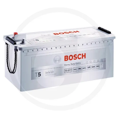 Akumulator T5 077 12 V / 180 Ah technologia SLI; wapń / stop wapnia Zestawienie ogólne Akumulatory BOSCH