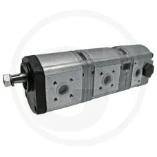 Bosch/Rexroth 256R918C02080 — Pompa zębata, potrójna Fendt kierunek obrotów: lewo
