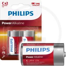 PHILIPS 300423512 — Baterie 1,5 V Baby, C Zestawienie ogólne Baterie domowe / baterie guzikowe