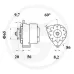 Alternator 14 V / 33 A