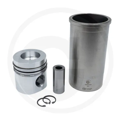 Piston set complete Case IH  844S, 844XL, 4230, 845XL, 885XL  Engine : D-268 Supplied without O-ring 3 rings, Ø 100 mm  gudgeon pin Ø 36 x 82 mm
