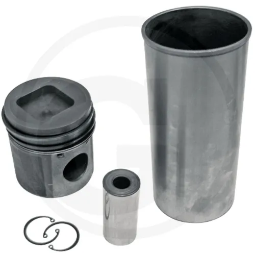 Piston set complete Case IH  C 80, 90, CX 80, 90, 100, MX 80C, 90C, 100C  Engine : 1004.40T Supplied without O-ring 3 rings, Ø 100 mm  gudgeon pin Ø