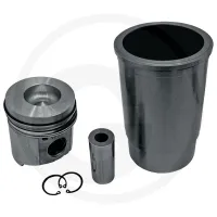 Piston set complete John Deere  830, 930, 1030, 1130, 1830, 2030, 3030, 3130  Engine s: 3164 D, 4219 D, 6329 D Supplied without O-ring 3 rings, Ø 102
