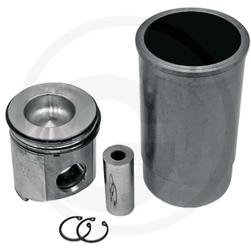 Piston set complete John Deere  6400, 6400SE, 6500, 6800, 6900, 7600  Engine s: 4045T, 6068T Supplied without O-ring 3 rings, Ø 106.5 mm  gudgeon pin