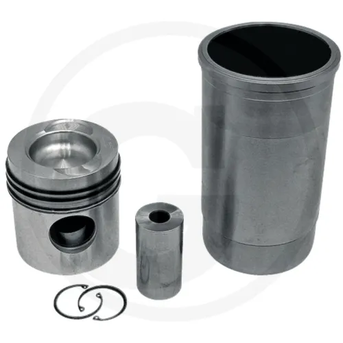 Piston set complete John Deere  4640, 4840, 4650, 4850, 8440  Engine : 6466 Supplied without O-ring 3 rings, Ø 116 mm  gudgeon pin Ø 47.6 x 91.4 mm