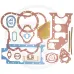 Uszczelka kolektora wydechowego Landini  5500, 5830, 5840, 5860, Blizzard 50 2 x