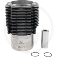 Piston set complete Renault  R 301, 351, 421, 461S, 466, 521S  Engine : 327 Supplied without O-ring 4 rings, Ø 100 mm  gudgeon pin 35 x 82 mm