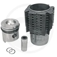 Piston set complete Renault  R 301, 351, 421, 461S, 466, 521S  Engine : 327 Supplied without O-ring 4 rings, Ø 100 mm  gudgeon pin 32 x 82 mm
